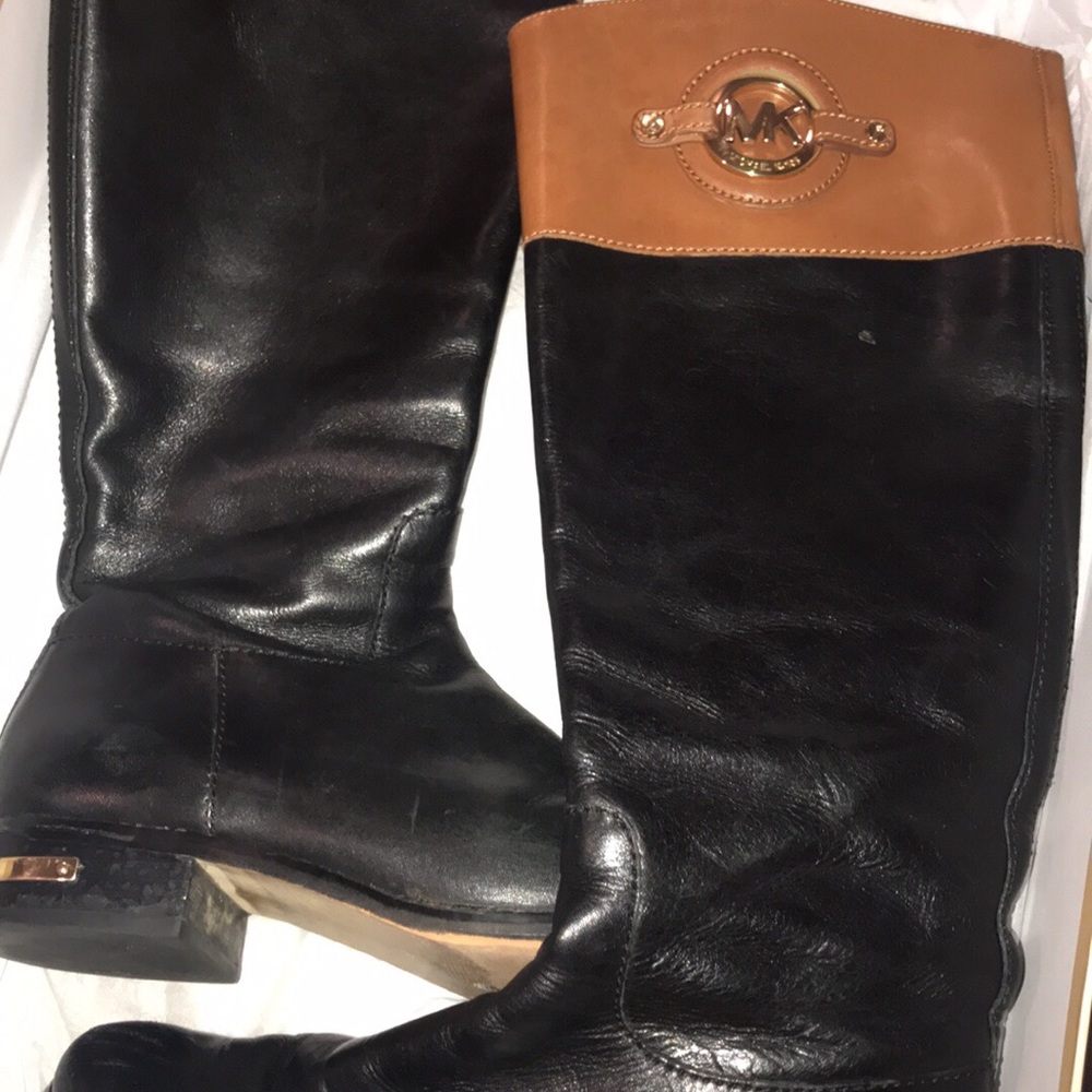 Michael Kors leather boots